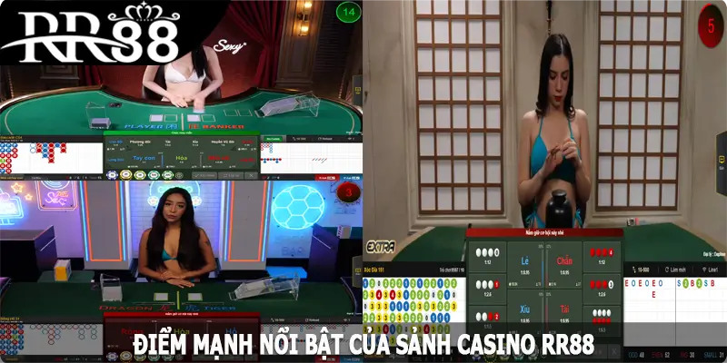 Danh mục trò chơi nên trải nghiệm tại Casino RR88