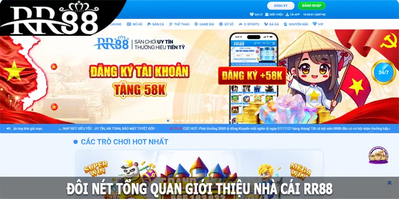 Đôi nét tổng quan giới thiệu nhà cái RR88